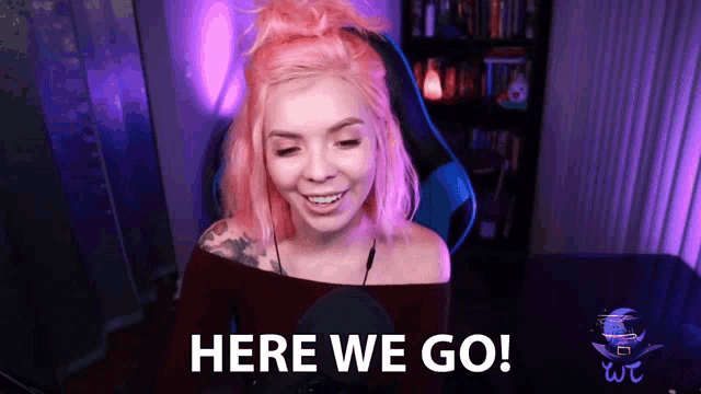 Download this 'let's go' GIF for free. Perfect for announcing a new product launch on Slack or Teams.