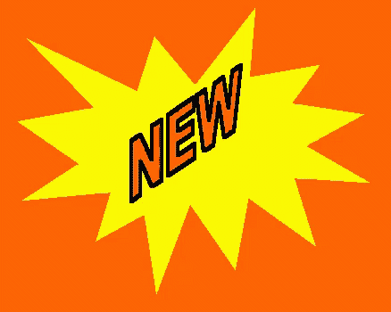 Announce anything new with this explosive GIF. Great for product launches and special offers.