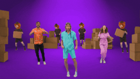 Get this happy package delivery GIF for free! Use it in Slack or email to celebrate successful ecommerce order shipments with your team.