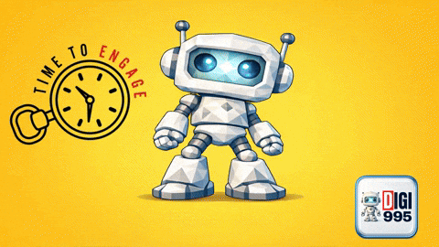 This engaging GIF signals it's time for action. Perfect for marketing teams to announce a new campaign push.