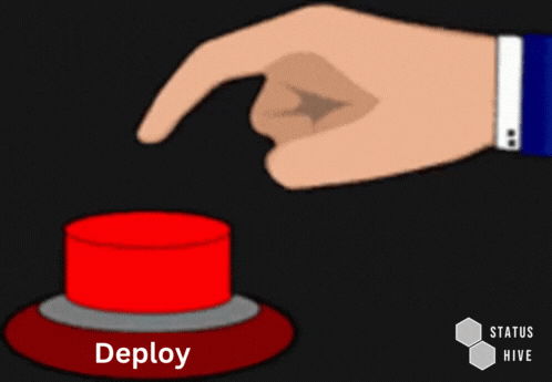 Announce your code deployment with this celebratory GIF. Perfect for engineering teams sharing project wins.