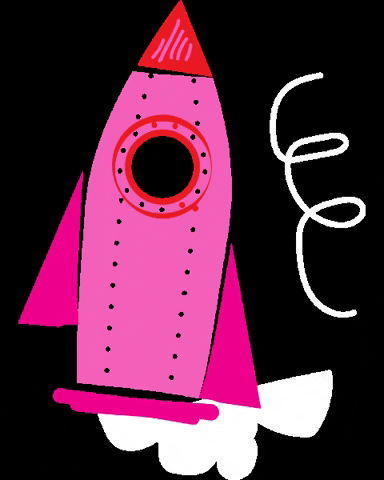 Download this free launch GIF. Perfect for marketing teams celebrating successful campaign launches in Slack or email.