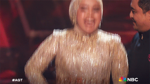 Share your excitement with this GIF. Perfect for marketing and sales teams celebrating successful campaigns or deals.