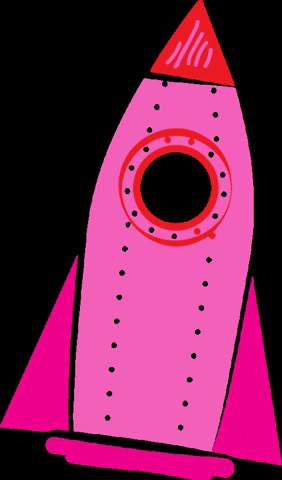 Celebrate your launch with this animated 'Lift Off' GIF. Ideal for marketing and project announcements. Use in your team chat.