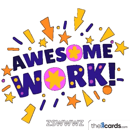 Download this awesome work GIF for free. Perfect for celebrating team wins and achievements in Slack.