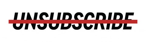 Get this unsubscribe GIF for your SaaS platform. A clear visual for when users cancel their subscriptions.