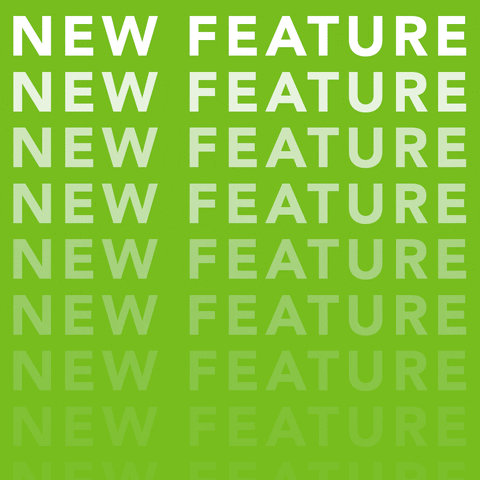 Get this free announcement GIF. Perfect for your product team to share excitement when a new feature is ready.