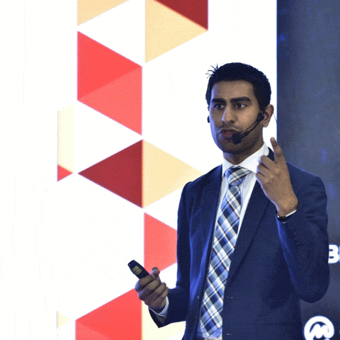 Download this professional pitching GIF for free. Perfect for presentations and team updates about securing deals.