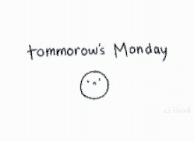 Download this 'Tomorrow is Monday' smiley GIF. Use it in Slack to add a touch of humor to your office communication.
