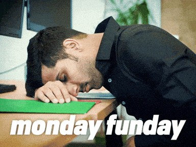 Download this sleepy 'Rise And Shine' GIF. Ideal for those slow mornings at the office.