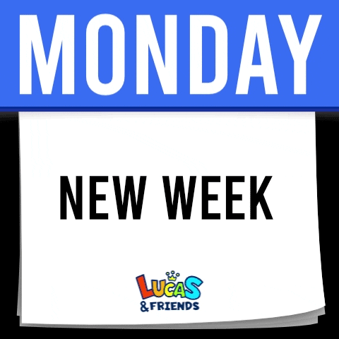 Download this slow start Monday GIF for free. Use it in Slack for a relatable reaction to the beginning of the week.