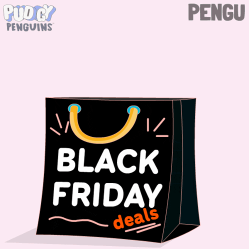 Get this Black Friday penguin GIF free! Use it to add some fun to your team's reactions to sales success.