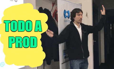 Download this office rollout GIF for your SaaS team. Perfect for announcing new features or deployments.