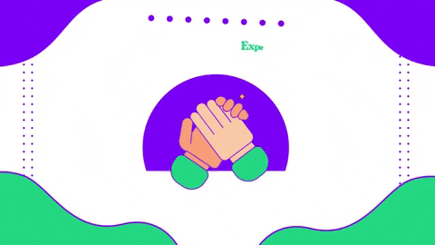 Use this collaboration GIF for your team projects. Perfect for showing unity in Slack or Teams.