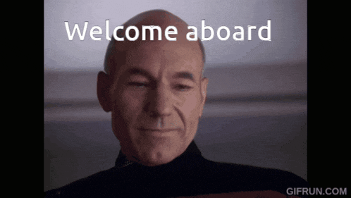 Download this smiling welcome aboard GIF. A great way for HR to greet new employees and foster a positive start.