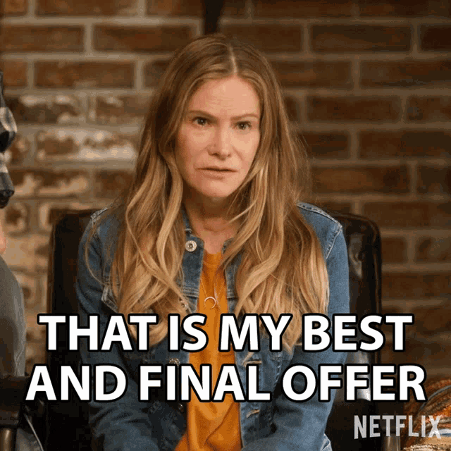 Announce your best and final offer with this GIF. Ideal for e-commerce closing sales and creating finality.