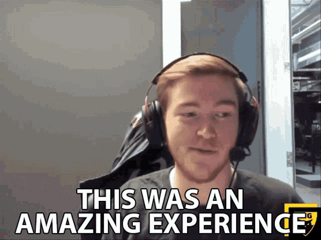 Share this amazing experience GIF to highlight success. Perfect for marketing teams celebrating client satisfaction.