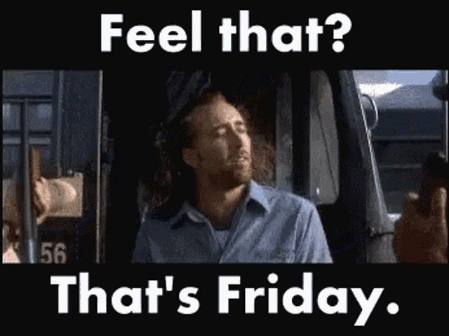 Download this 'That's Friday' car GIF for free. Use it in your team chat to express weekend anticipation.