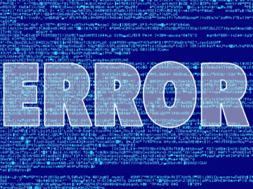 Download this error GIF for free. Use it in Slack when you encounter unexpected code issues.