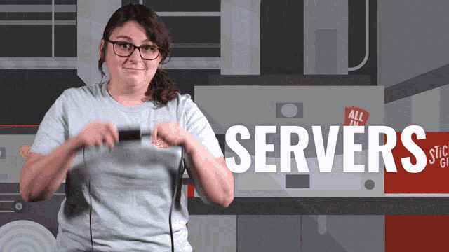 Share this server outage GIF with your engineering team. Express solidarity during server downtime.