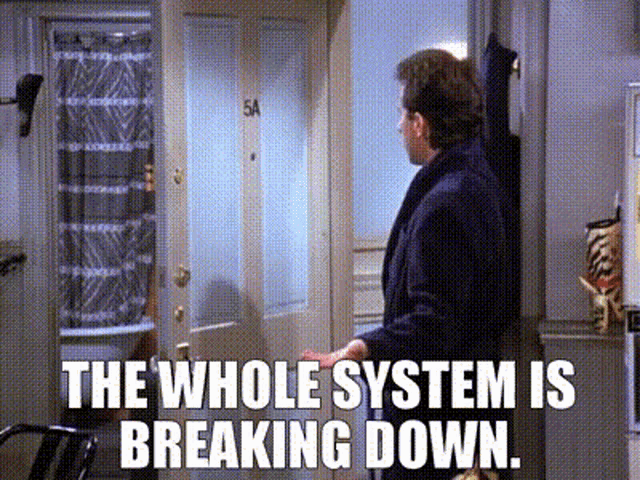 Download this system breakdown GIF for your IT team. A dramatic way to show when things are going wrong.
