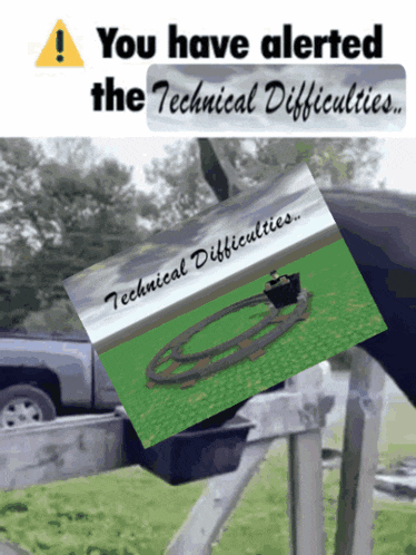 Acknowledge technical difficulties with this unique GIF. Useful for IT and engineering teams during outages.