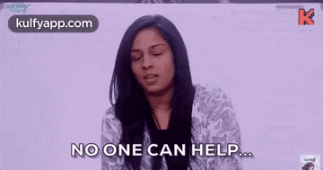 Express frustration when 'no one can help' with this GIF. Perfect for overwhelmed teams in Slack.