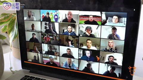 Show your focus with this Zoom meeting GIF. Download free and use in your team's communication channels.