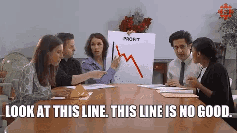 Share this positive meeting GIF! Perfect for Slack when discussing business growth and successful outcomes.