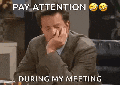 Use this sleepy at work GIF to express your morning fatigue. Perfect for Slack on Monday mornings.