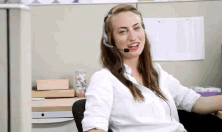 Download this call center GIF for free. Ideal for your support team when handling challenging customer interactions.