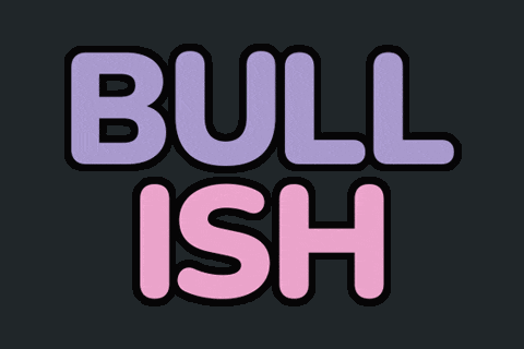 Download this bullish crypto GIF for free. Use it in Slack for fintech and investment discussions.