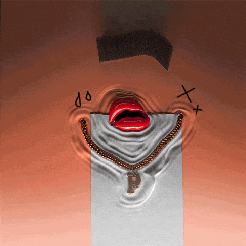 Download this surprise face GIF. Ideal for reacting to unexpected Bitcoin price swings in your fintech communications.