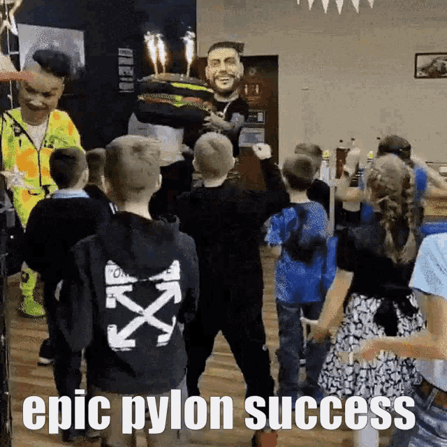 Share this exciting team success GIF! Ideal for celebrating customer onboarding milestones in your SaaS.