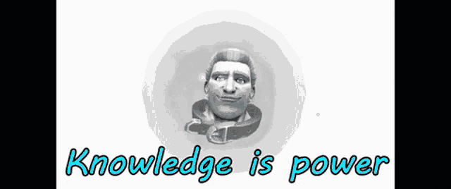 Share this 'knowledge is power' GIF for free. Perfect for highlighting learning moments in your team's communication.