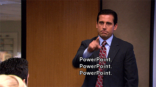 Share this office presentation success GIF with your team. Perfect for celebrating a job well done.