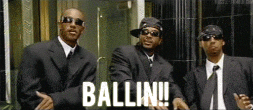 Grab this baller success GIF for free. Perfect for expressing excitement after a big win.